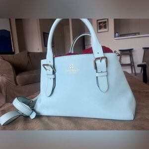 Kate spade cove street provence handbag in blue hydrangea GUC